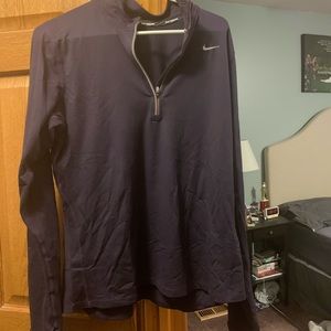 Deep purple Nike running pullover